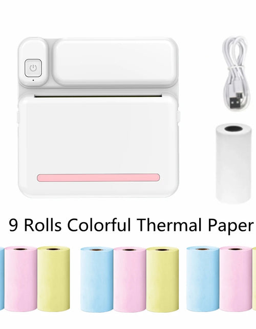 Load image into Gallery viewer, Portable Mini Printer Thermal Label Printer Sticker Inkless HD Pocket Printers for Phone Bluetooth Miniprint Printing Photo

