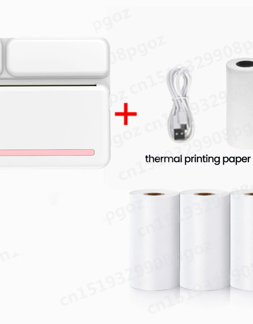 Load image into Gallery viewer, Portable Mini Printer Thermal Label Printer Sticker Inkless HD Pocket Printers for Phone Bluetooth Miniprint Printing Photo
