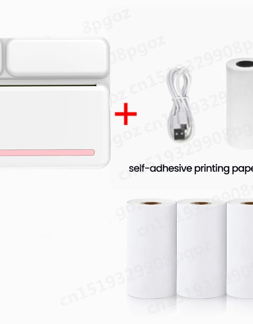 Load image into Gallery viewer, Portable Mini Printer Thermal Label Printer Sticker Inkless HD Pocket Printers for Phone Bluetooth Miniprint Printing Photo
