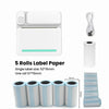 Green 5 Rolls Label