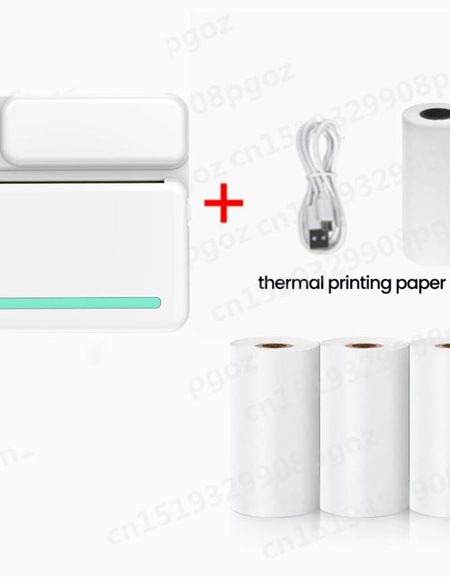 Load image into Gallery viewer, Portable Mini Printer Thermal Label Printer Sticker Inkless HD Pocket Printers for Phone Bluetooth Miniprint Printing Photo
