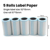 Only 5 Rolls Label
