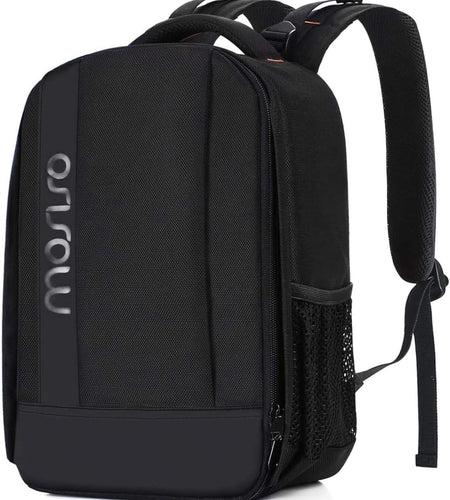 Camera Backpack, Dslr/Slr/Mirrorless Photography Camera Case Buffer Padded Shockproof Camera Bag with Customized Modular Inserts&Tripod Holder Compatible with Canon,Nikon,Sony Etc, Black